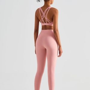 Unbranded NWT Two Piece Leggings & Bra Matching Set Size S-XL